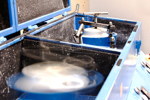 Image of machine for research and development of mass production of industrial glass powder material